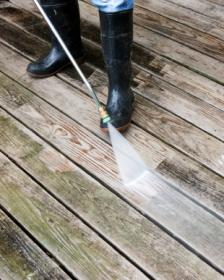 terrasse bois karcher